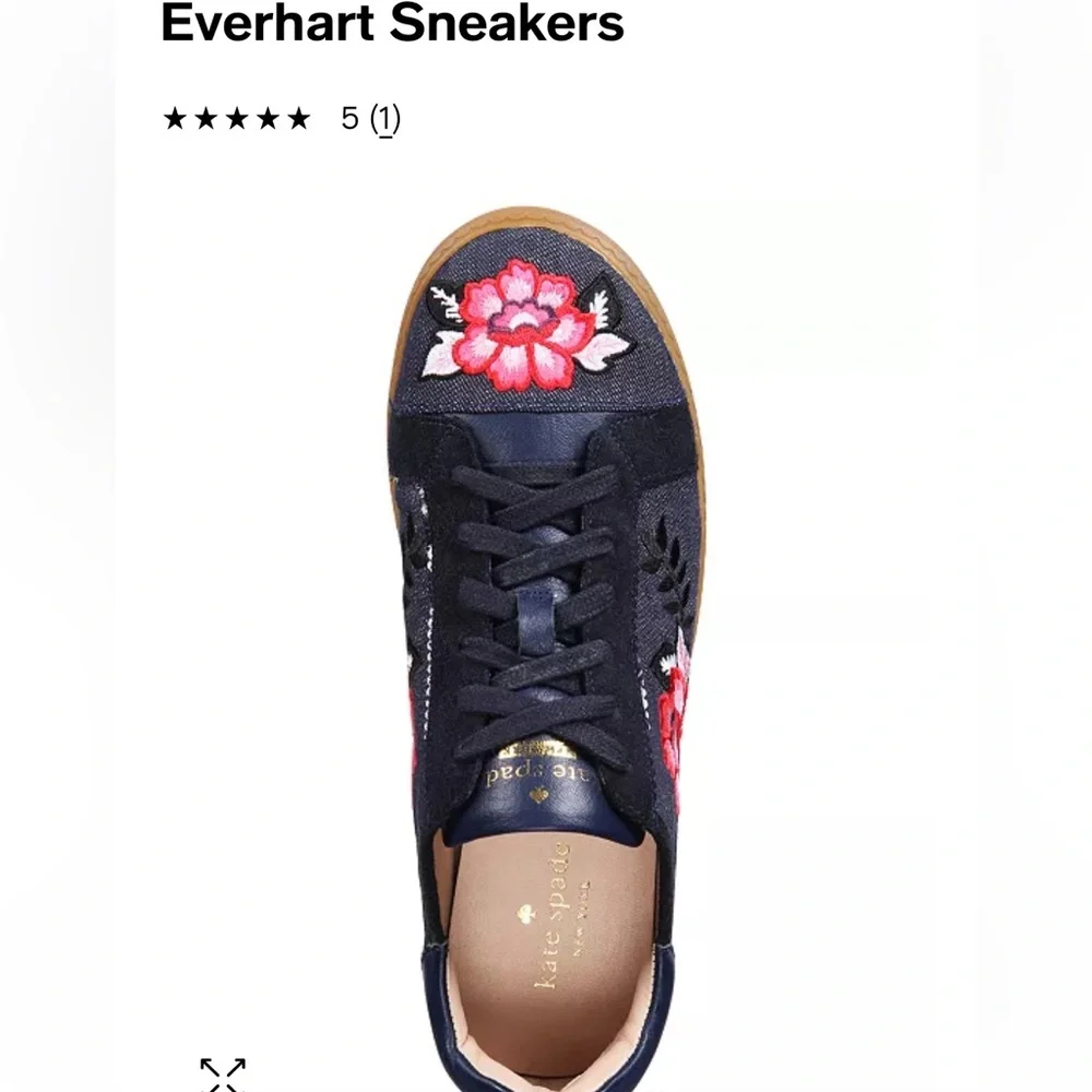 NWOT Kate Spade Everhart Sneakers - Size 6.5 - Picture 2 of 9